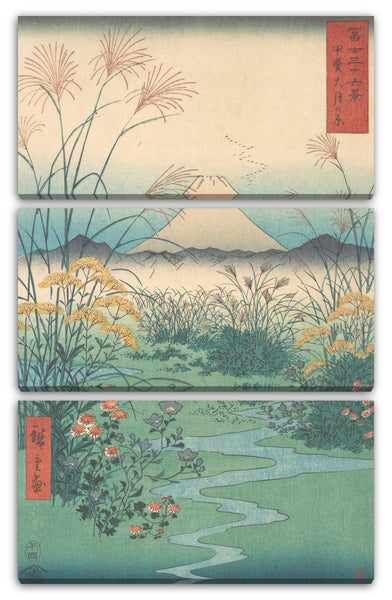 Leinwandbild Utagawa Hiroshige - Kai, Otsuki no Hara