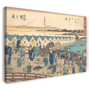 Leinwandbild Utagawa Hiroshige - Nihonbashi