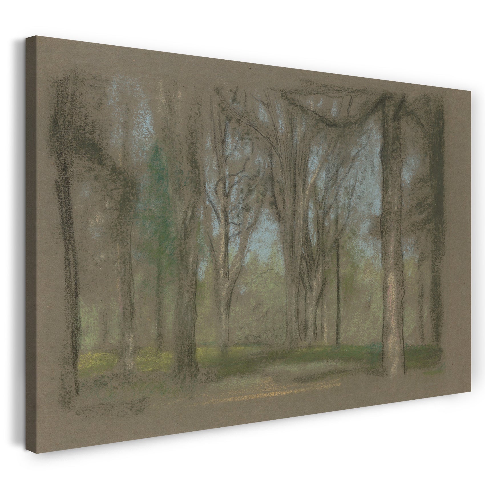 Leinwandbild Arthur B. Davies - Holzszene (der Park)