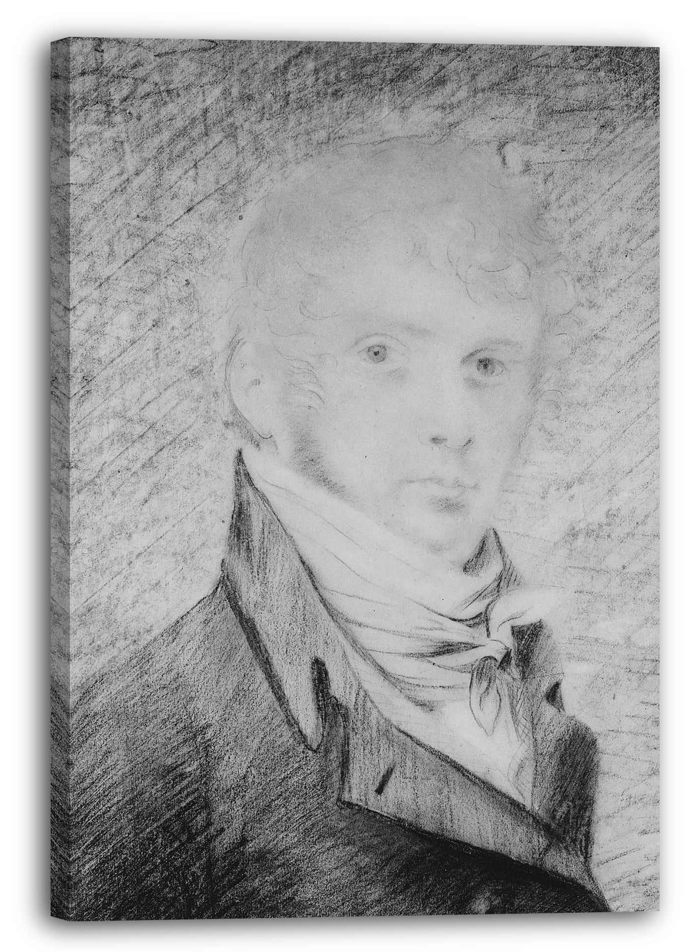 Leinwandbild John Vanderlyn - Porträt des Künstlers