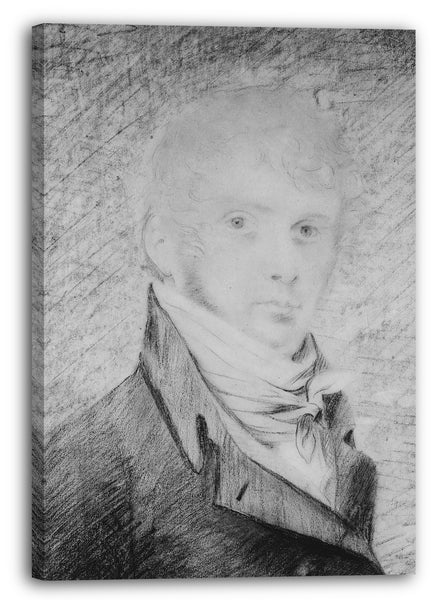 Leinwandbild John Vanderlyn - Porträt des Künstlers