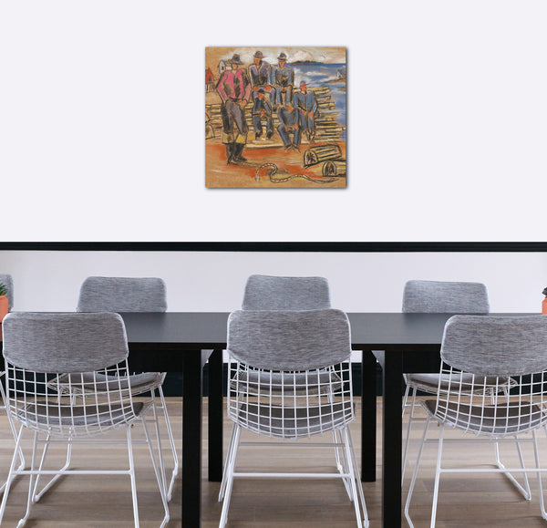 Leinwandbild Marsden Hartley - Studie für "Hummerfischer"