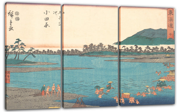 Leinwandbild Utagawa Hiroshige - Odawara