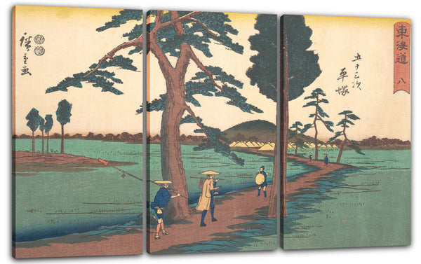 Leinwandbild Utagawa Hiroshige - Hiratsuka