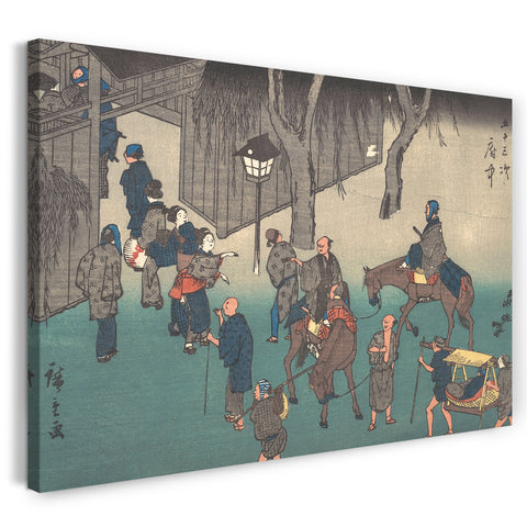 Leinwandbild Utagawa Hiroshige - Fuchu