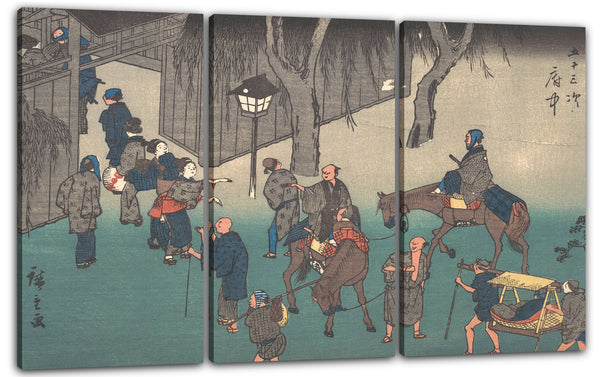 Leinwandbild Utagawa Hiroshige - Fuchu