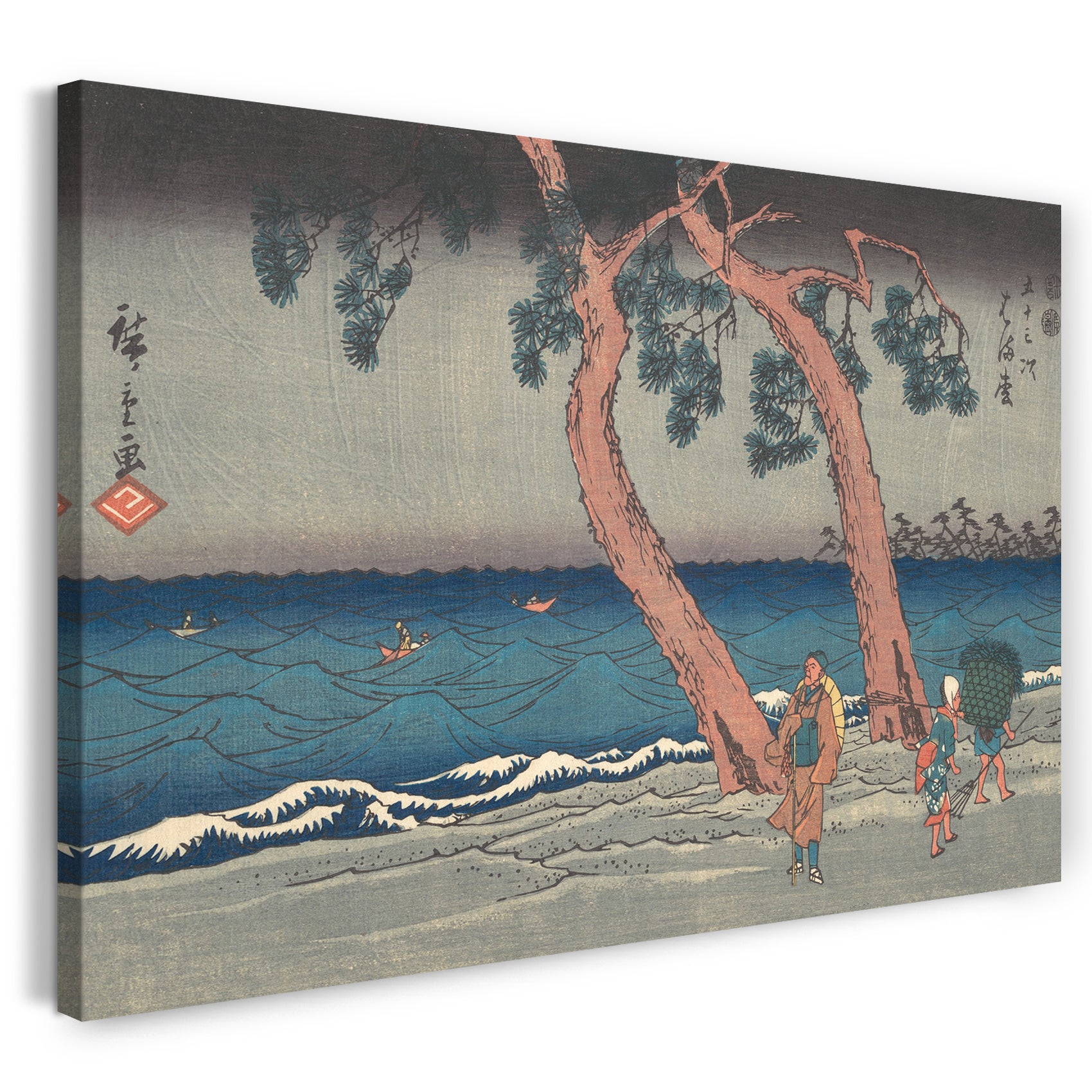 Leinwandbild Utagawa Hiroshige - Hamamatsu