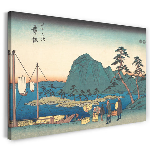 Leinwandbild Utagawa Hiroshige - Maizaka