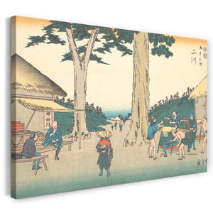 Leinwandbild Utagawa Hiroshige - Futagawa