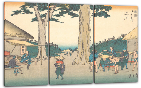 Leinwandbild Utagawa Hiroshige - Futagawa