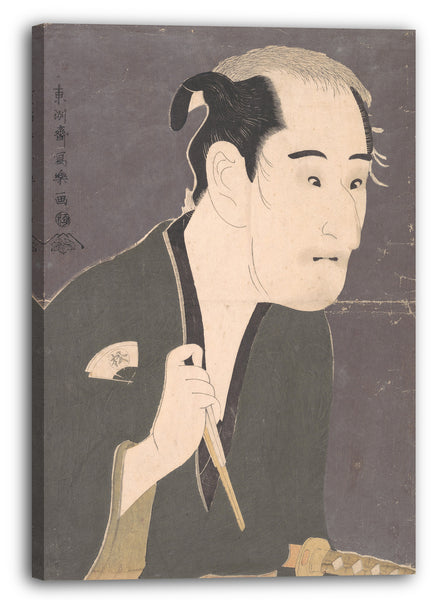 Leinwandbild Tōshūsai Sharaku - Onoe Matsusuke I als Matsushita Mikinojō im Stück "Katakiuchi Noriyaibanashi"