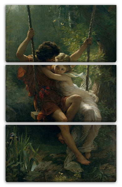 Leinwandbild Pierre-Auguste Kinderbettchen - Frühling