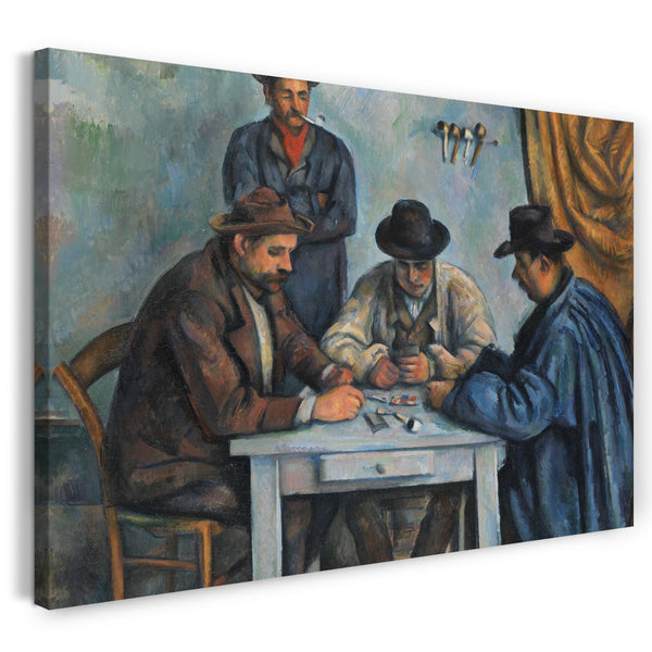 Leinwandbild Paul Cézanne - Die Kartenspieler