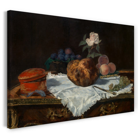 Leinwandbild Edouard Manet - Der Brioche