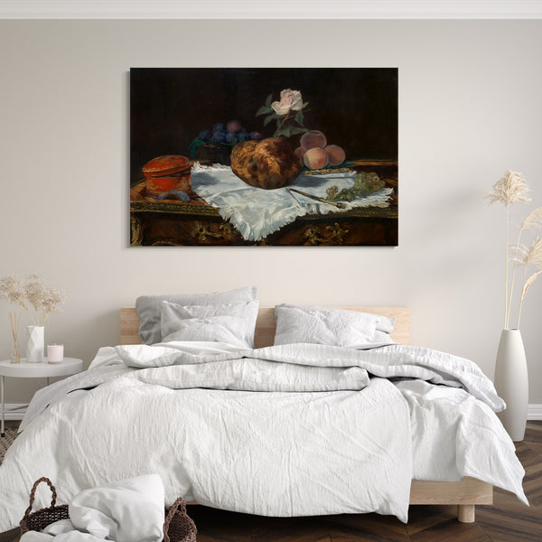 Leinwandbild Edouard Manet - Der Brioche