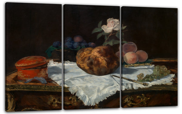 Leinwandbild Edouard Manet - Der Brioche