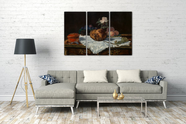 Leinwandbild Edouard Manet - Der Brioche