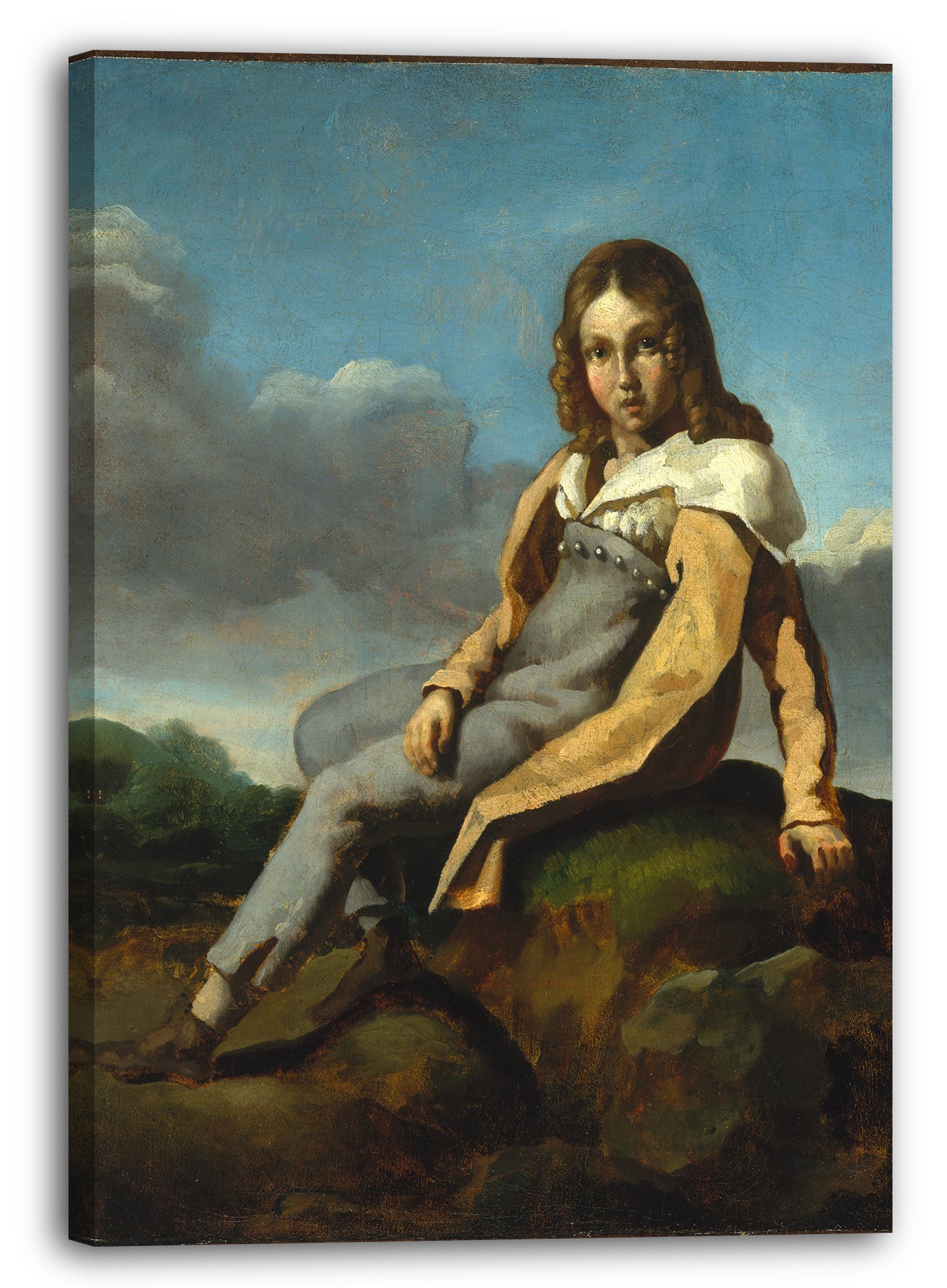 Leinwandbild Théodore Gericault - Alfred Dedreux (1810-1860) als Kind