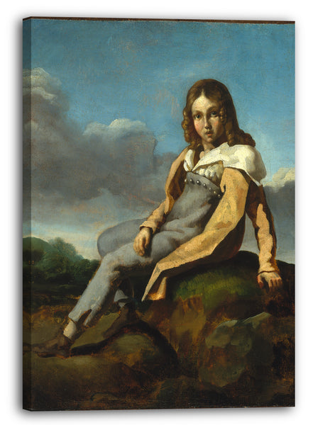 Leinwandbild Théodore Gericault - Alfred Dedreux (1810-1860) als Kind