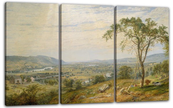 Leinwandbild Jasper Francis Cropsey - Das Tal von Wyoming