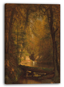 Leinwandbild Worthington Whittredge - Der Forellen-Pool