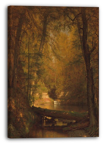 Leinwandbild Worthington Whittredge - Der Forellen-Pool