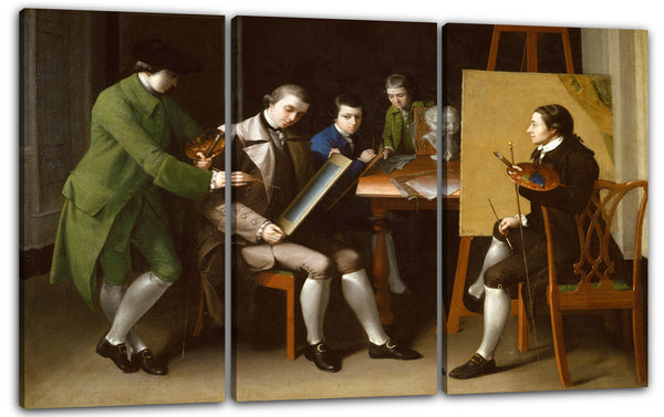 Leinwandbild Matthew Pratt - Die amerikanische Schule