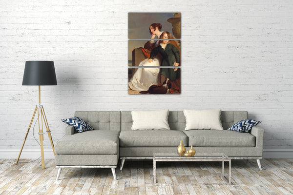 Leinwandbild Thomas Sully - Mutter und Sohn