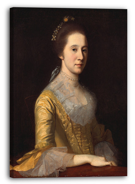 Leinwandbild Charles Willson Peale - Margaret Strachan (Frau Thomas Harwood)