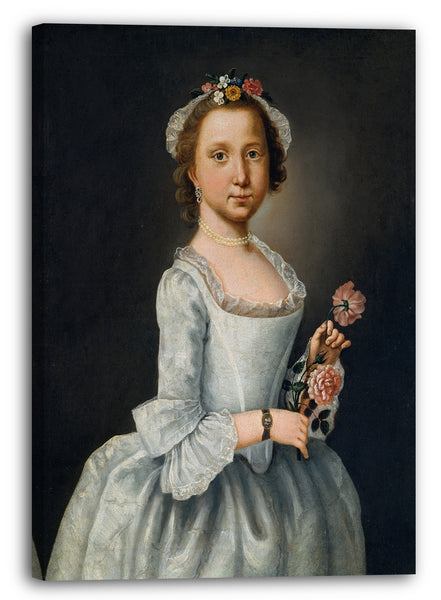 Leinwandbild Lawrence Kilburn - Porträt einer Dame