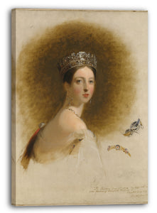 Leinwandbild Thomas Sully - Königin Victoria