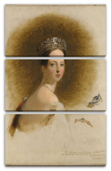 Leinwandbild Thomas Sully - Königin Victoria