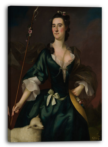 Leinwandbild Joseph Blackburn - Mary Sylvester