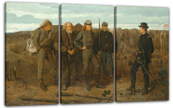 Leinwandbild Winslow Homer - Gefangene von vorne