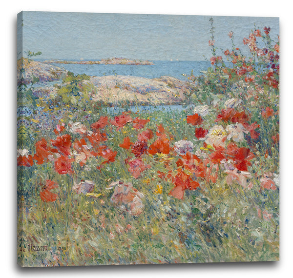 Leinwandbild Childe Hassam - Celia Thaxter's Garden, Isles of Shoals, Maine