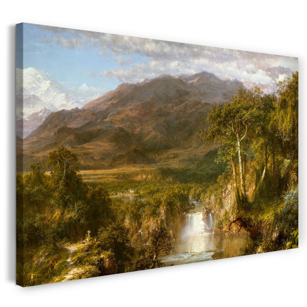 Leinwandbild Frederic Edwin Church - Herz der Anden