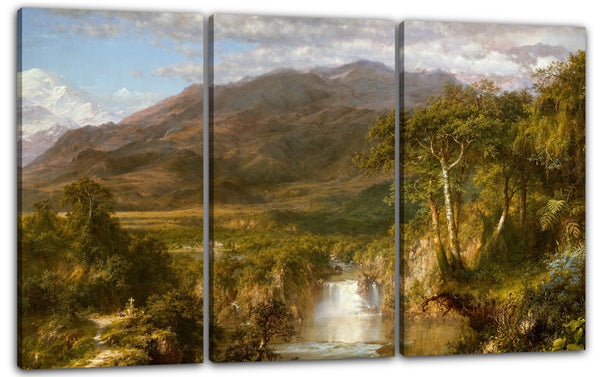 Leinwandbild Frederic Edwin Church - Herz der Anden