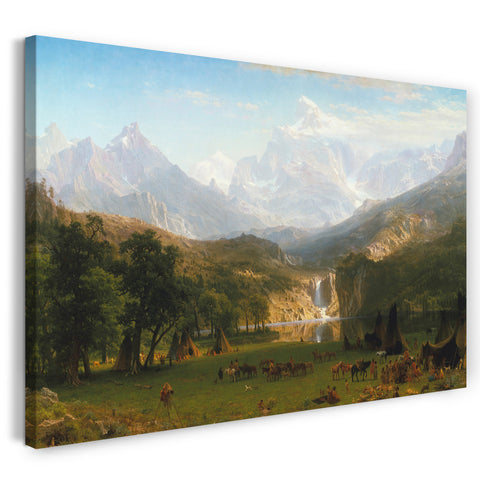 Leinwandbild Albert Bierstadt - Die Rocky Mountains, Landers Peak