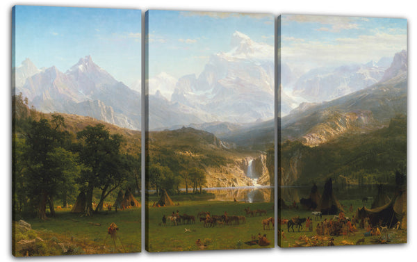 Leinwandbild Albert Bierstadt - Die Rocky Mountains, Landers Peak