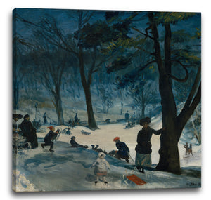 Leinwandbild William James Glackens - Central Park, Winter