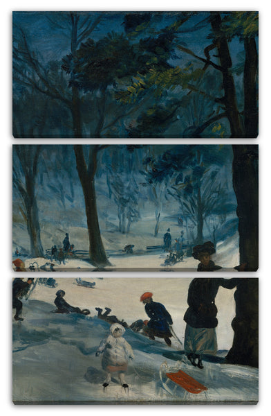 Leinwandbild William James Glackens - Central Park, Winter