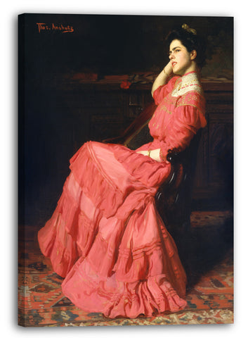 Leinwandbild Thomas Anschütz - Eine Rose