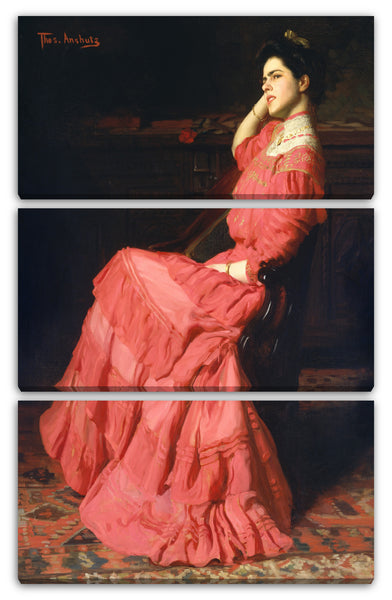 Leinwandbild Thomas Anschütz - Eine Rose