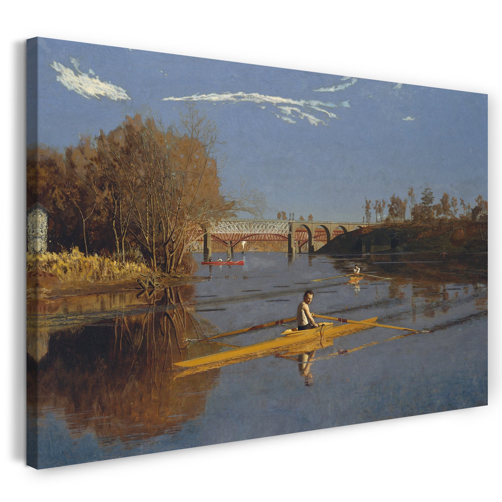 Leinwandbild Thomas Eakins - The Champion Single Sculls (Max Schmitt in a Single Scull)