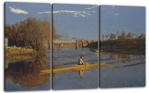 Leinwandbild Thomas Eakins - The Champion Single Sculls (Max Schmitt in a Single Scull)