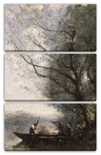 Leinwandbild Camille Corot - Der Fährmann