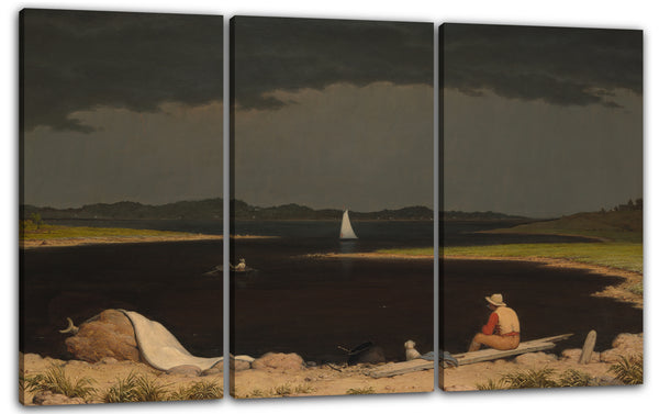 Leinwandbild Martin Johnson Heade - Annäherung an ein Blitzgewitter