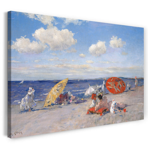 Leinwandbild William Merritt Chase - Am Meer