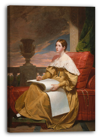Leinwandbild Samuel F. B. Morse - Susan Walker Morse (Die Muse)