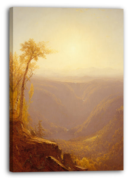 Leinwandbild Sanford Robinson Gifford - Eine Schlucht in den Bergen (Kauterkill Gewürznelke)